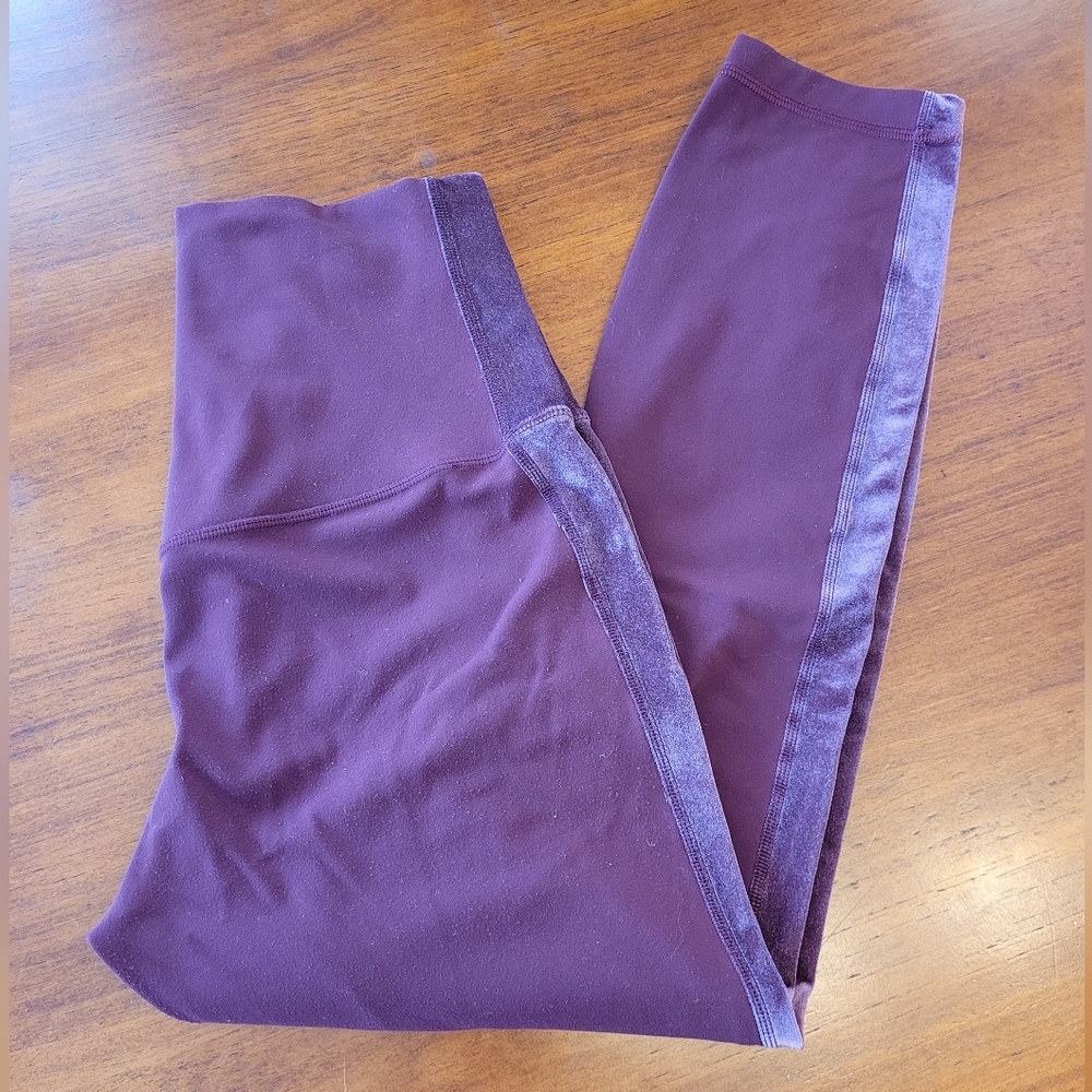 Lululemon Align Super High Rise Crop Velvet Pant